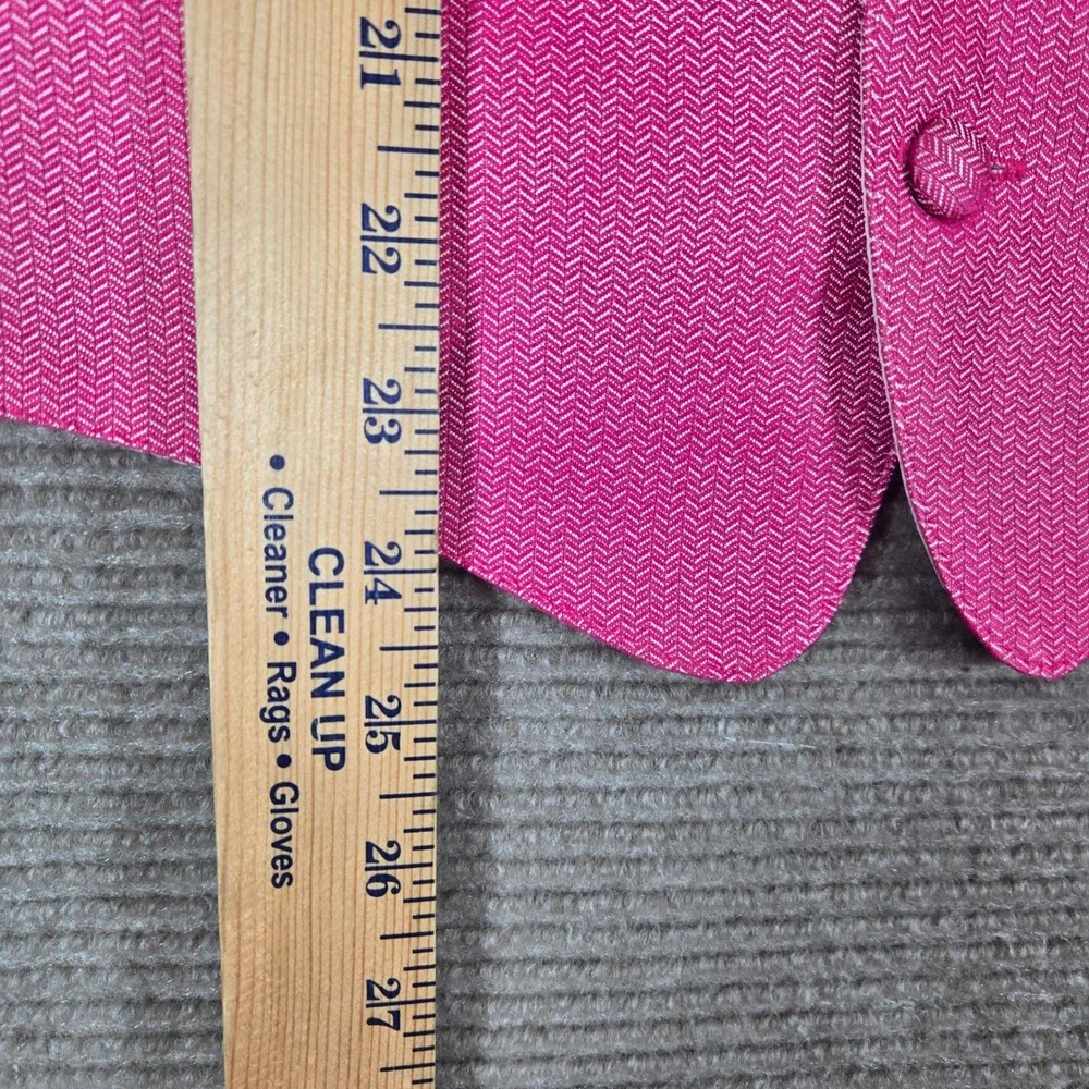 Mel Howard Mens S Pink Chevron Pattern Button‎ Front Formal Suit Vest